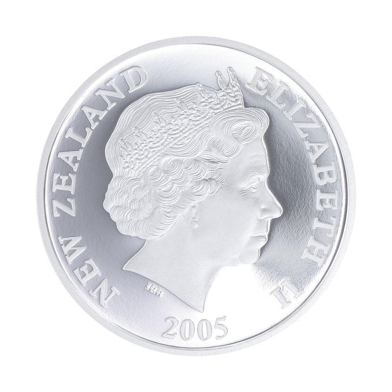 Neuseeland 1$ Kiwi 2005, 1 oz  Silber proof (B+C)