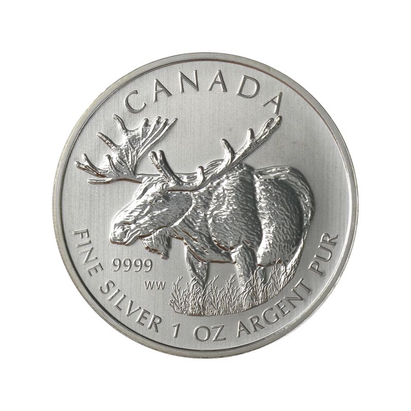 Kanada 5$  Wildlife Elch ,  1 oz  2012