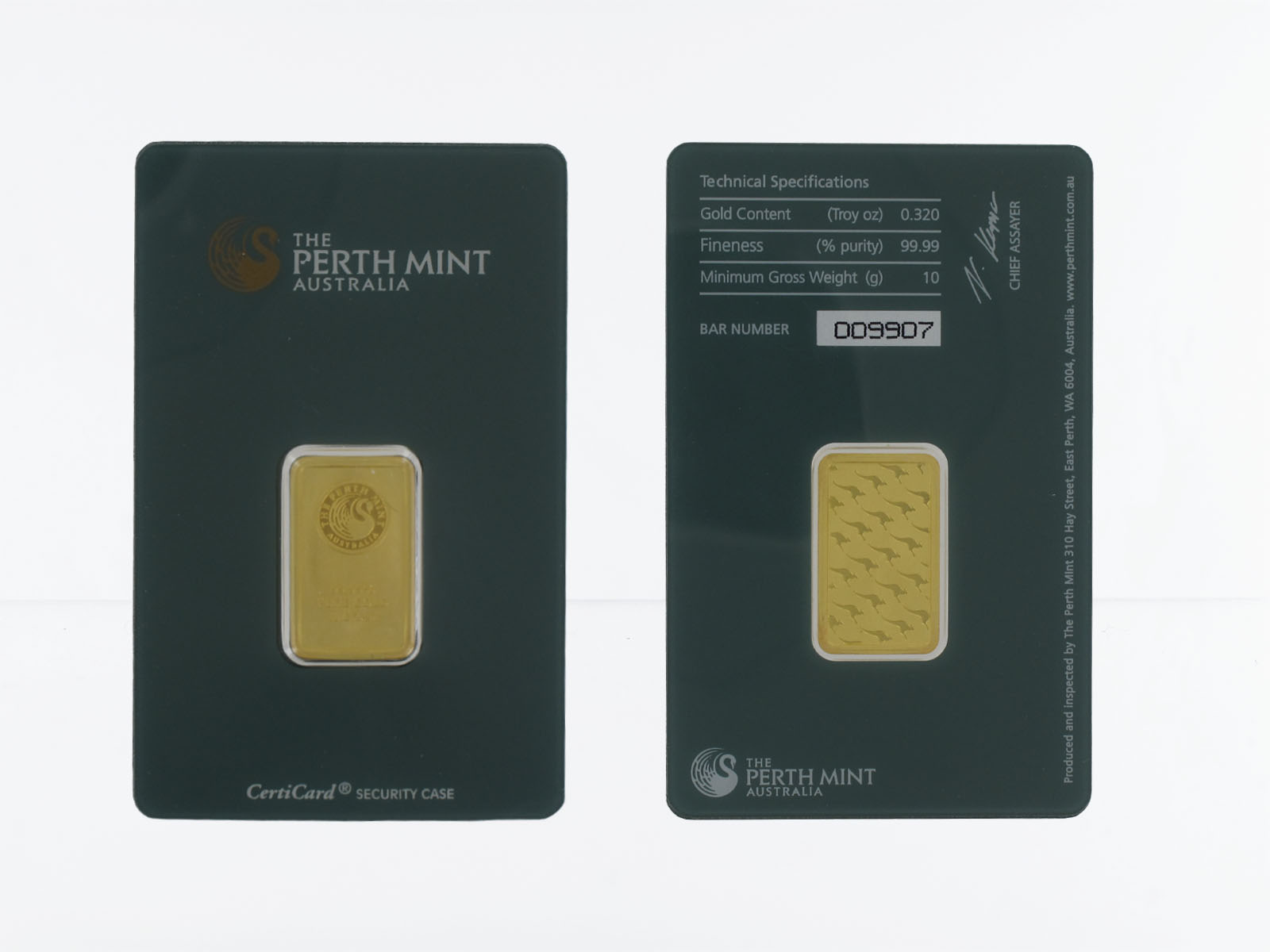 10 Gramm Goldbarren  999,9 Feingold, Perth Mint