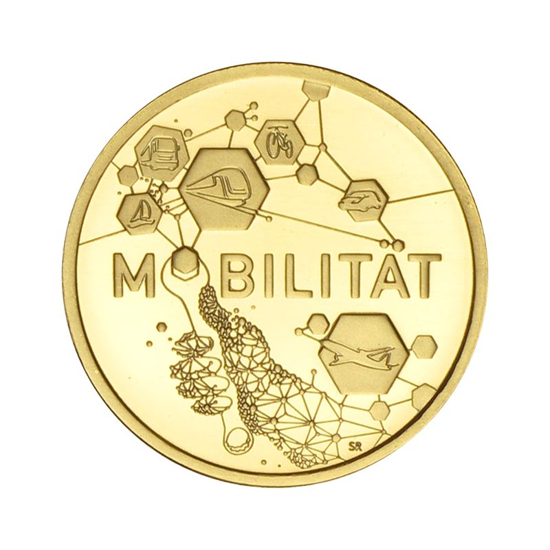 BRD 50 Euro Gold, 2024 J, Mobilität (B+C)
