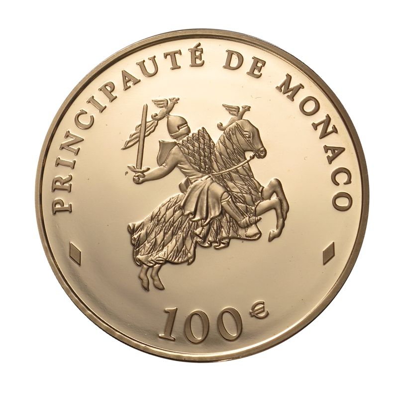 Monaco 100 Euro Gold, 2003, Fürst Rainier III, original