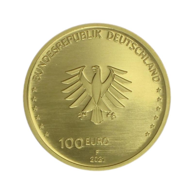 BRD 100 Euro Gold, 2021, Recht, Säulen der Demokratie A