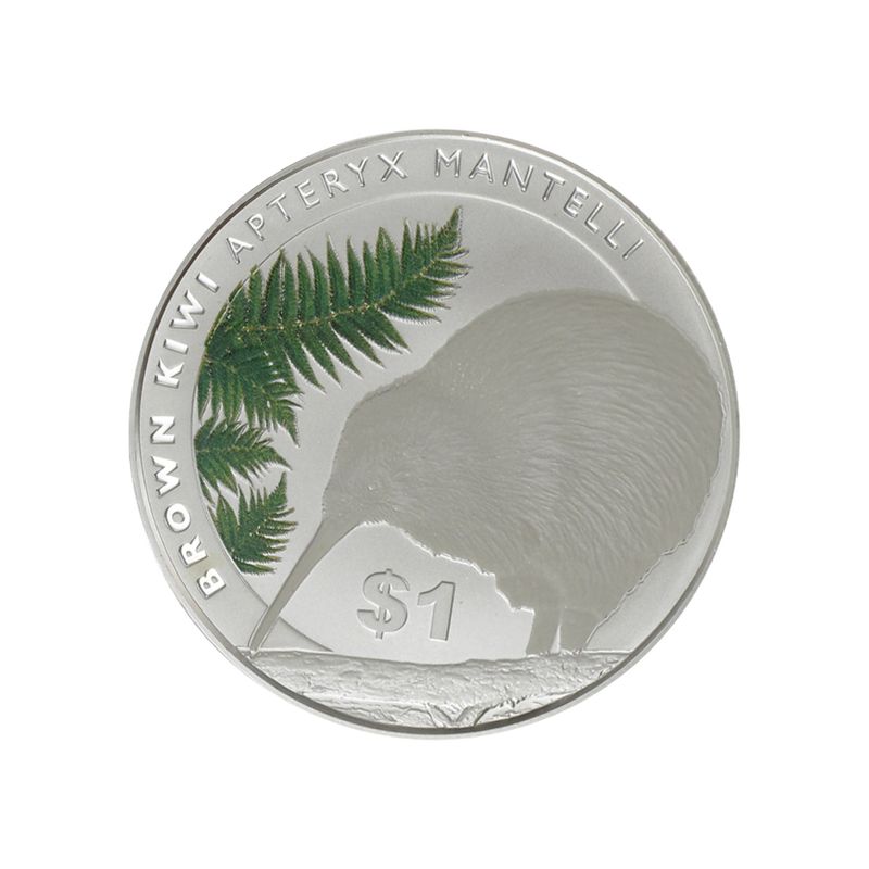 Neuseeland 1$ Kiwi 2015, 1 oz  Silber