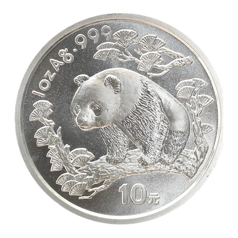 China 10 Yu Panda  1997 (Typ 1), 1 oz  Silber