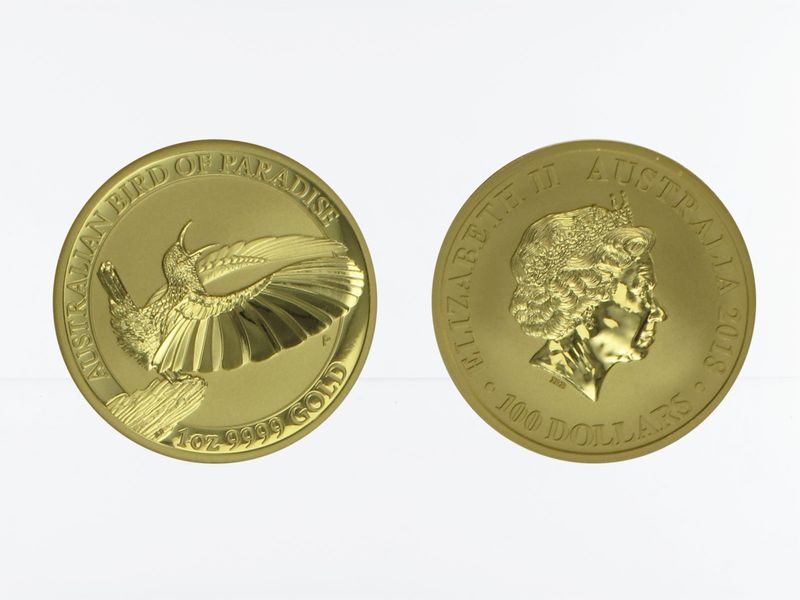 Australien 100 $ Birds of Paradise Victoria, 1 Unze  2018