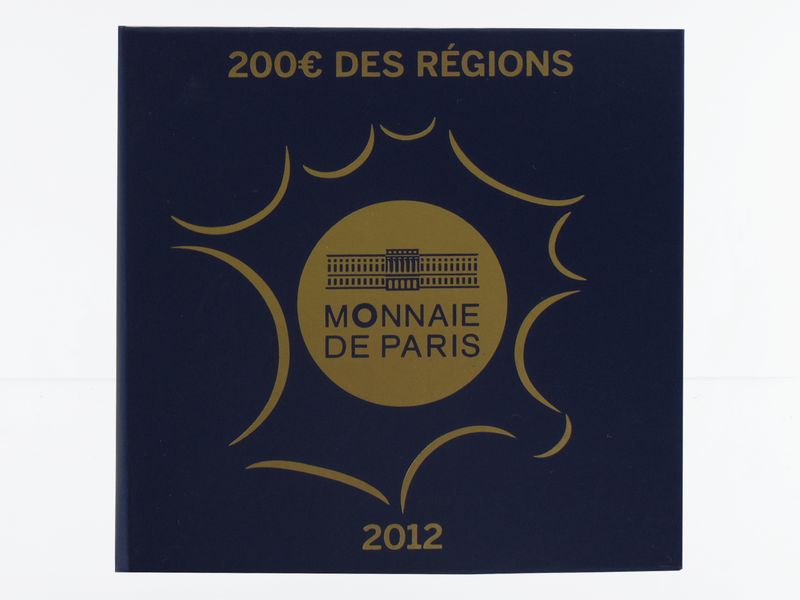 Frankreich 200 Euro Gold, 2012, Regionen Blister