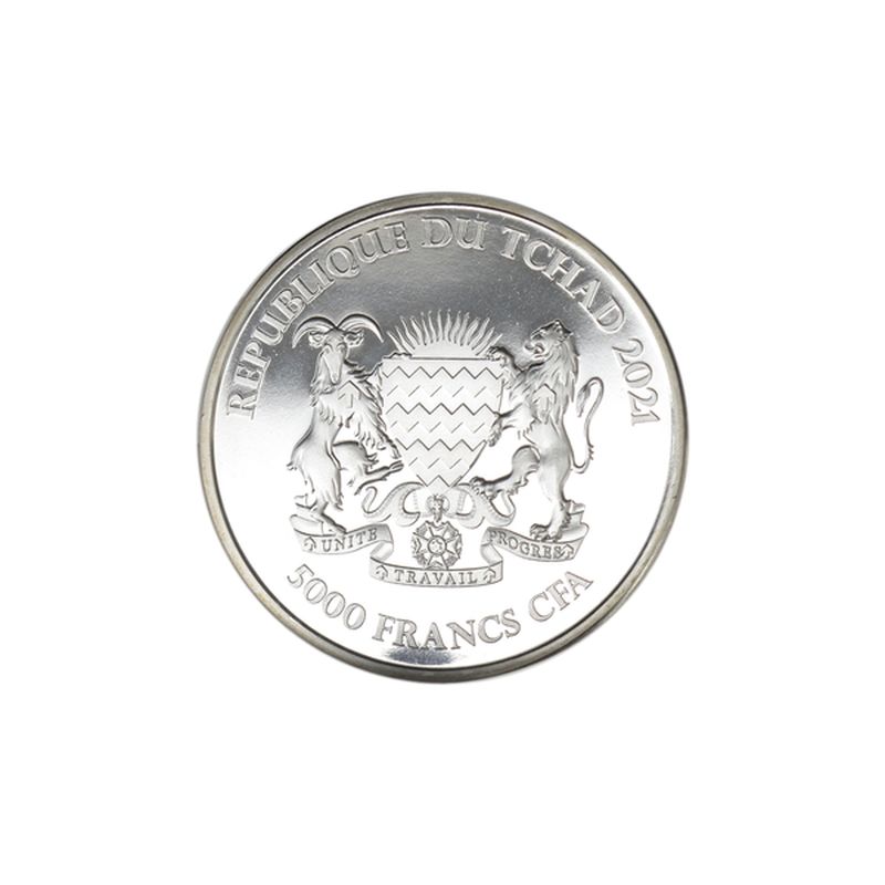Tschad 5000 Fr. Mandala Antilope 2021