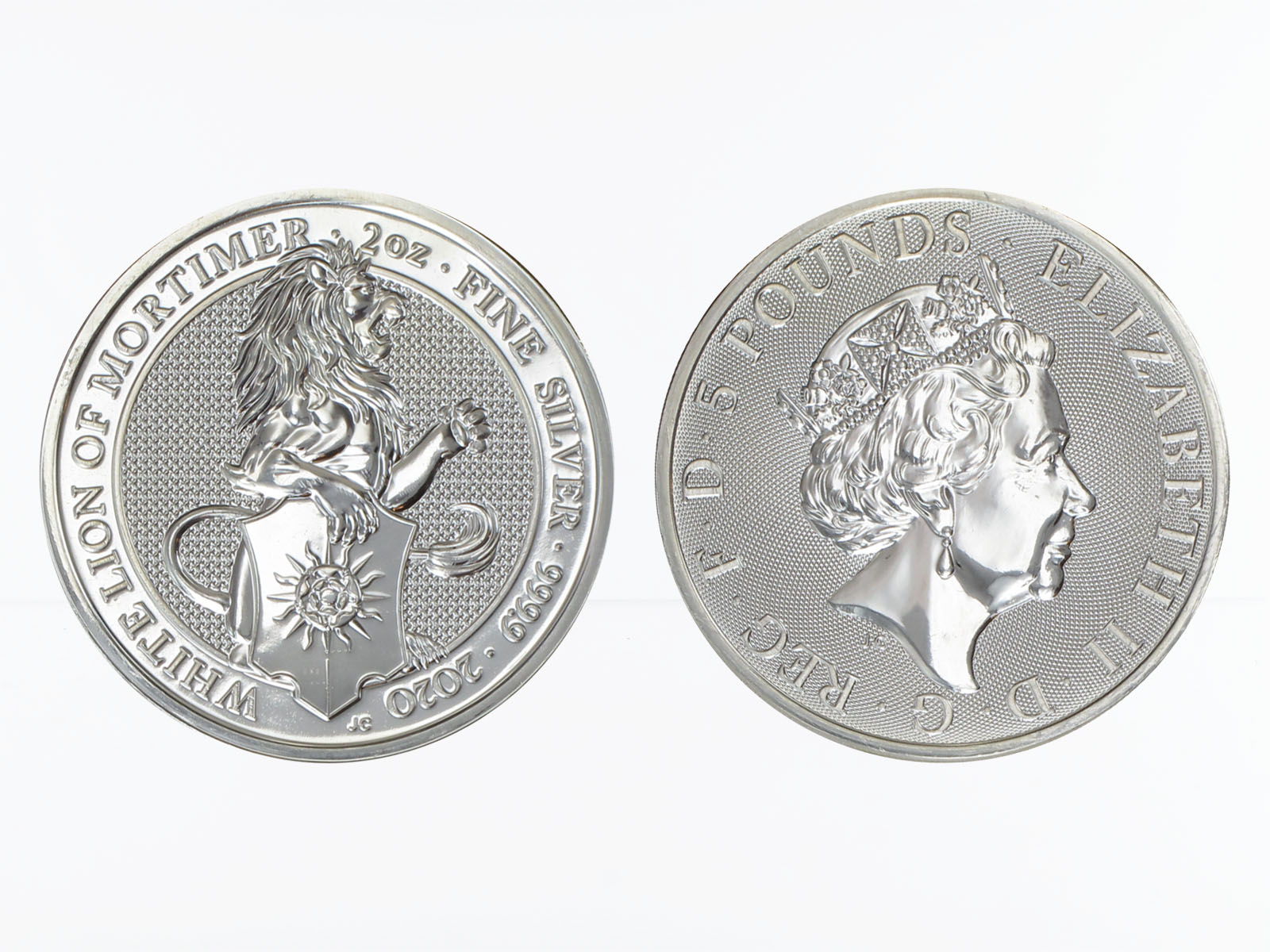 GB 5 Pfd.Queens Beasts White Lion 2020, 2oz