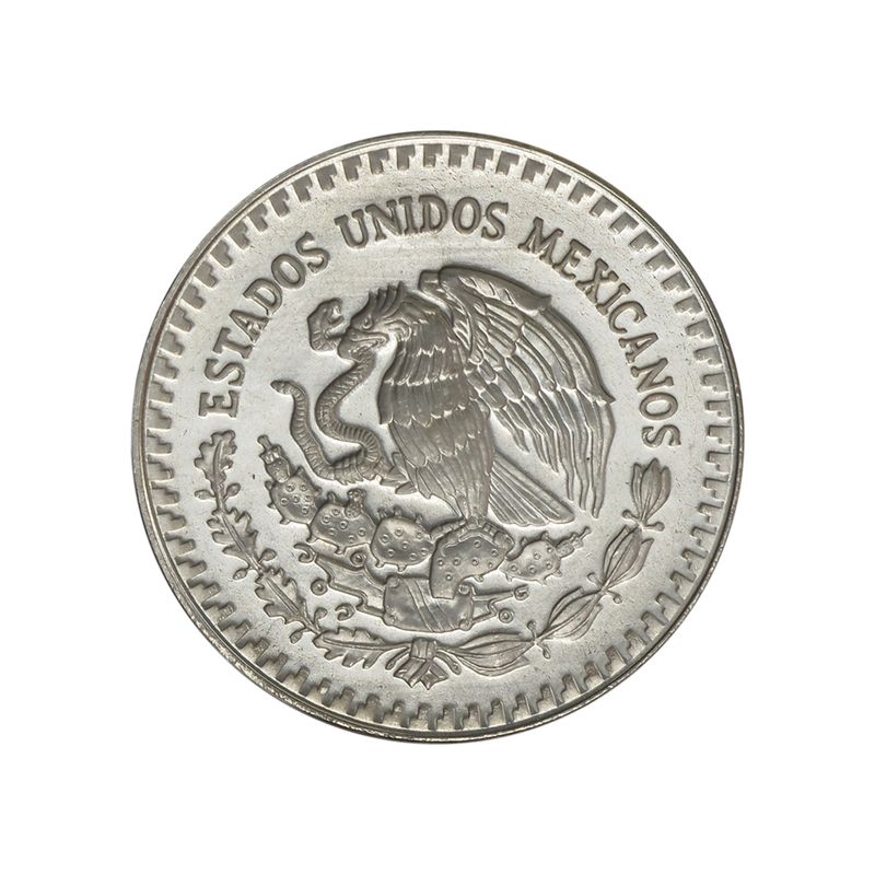 Mexiko Libertad, 1990 1 onza mit geriffeltem Rand