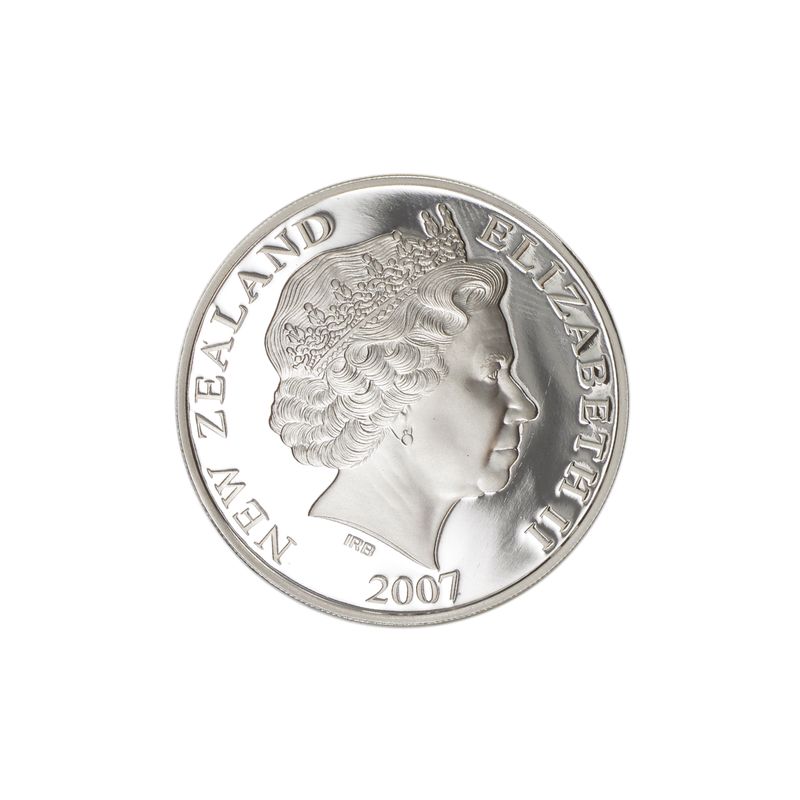 Neuseeland 1$ Kiwi 2007, 1 oz  Silber proof 