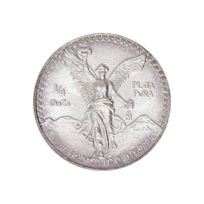 Mexiko Libertad, 1992, 1/4 OnZa Silber