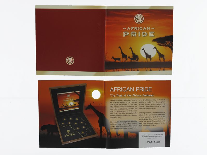 African Pride Afrika Goldmünzen Kollektion 2025