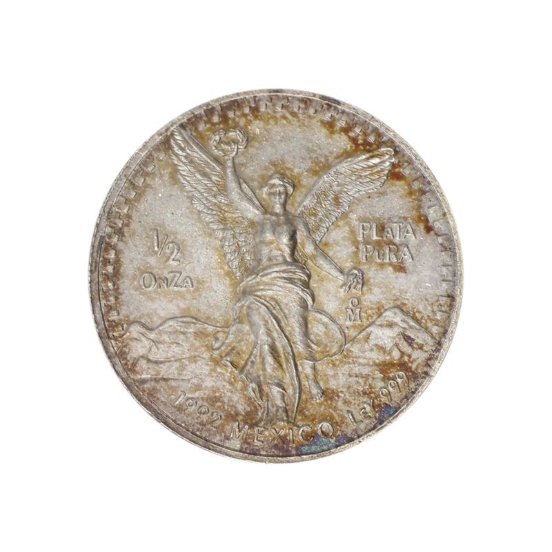 Mexiko Libertad, 1992, 1/2 OnZa Silber