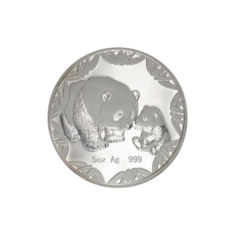 China 50 Yu Panda 2012 Box + CoA, 5 oz  Silber PP