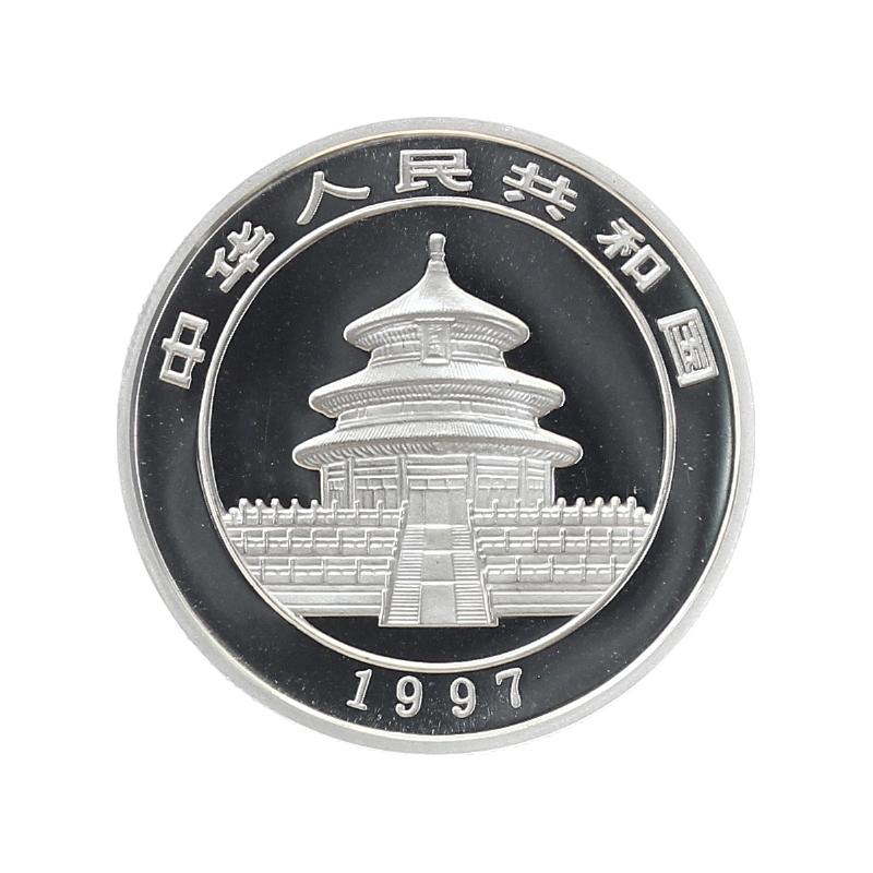 China 5 Yu Panda  1997 1/2 oz  Silber