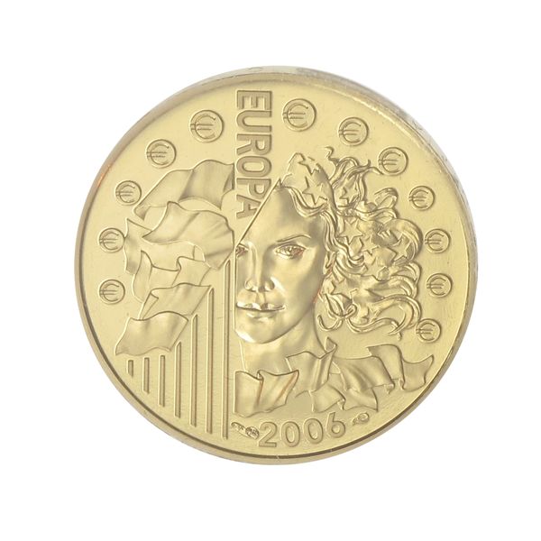 Frankreich 10 Euro Gold, 2006,  Europa  R. Schumann