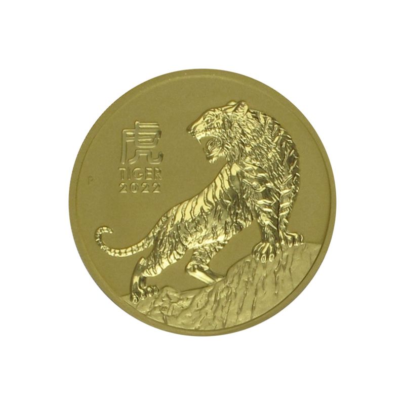 Australien 200 $ Lunar III  Tiger, 2 Unzen  2022