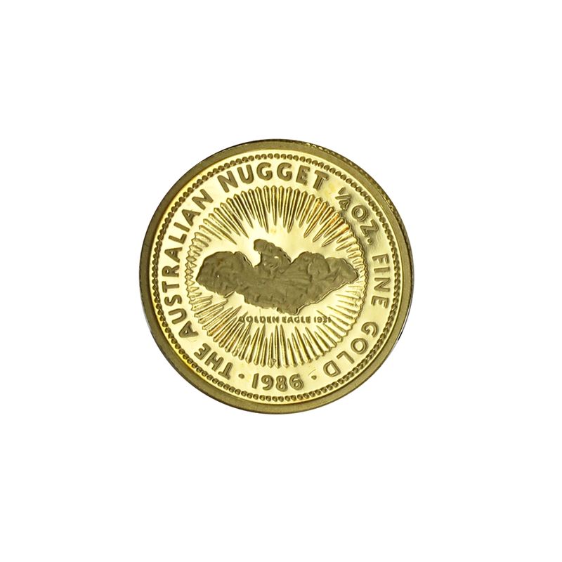 Australien 25 $ Nugget Känguru, 1/4 Unze  1986 PP