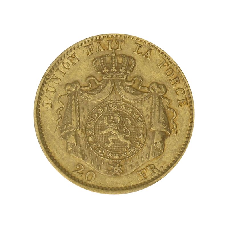 Belgien Leopold II  1867, 20 Francs Gold 