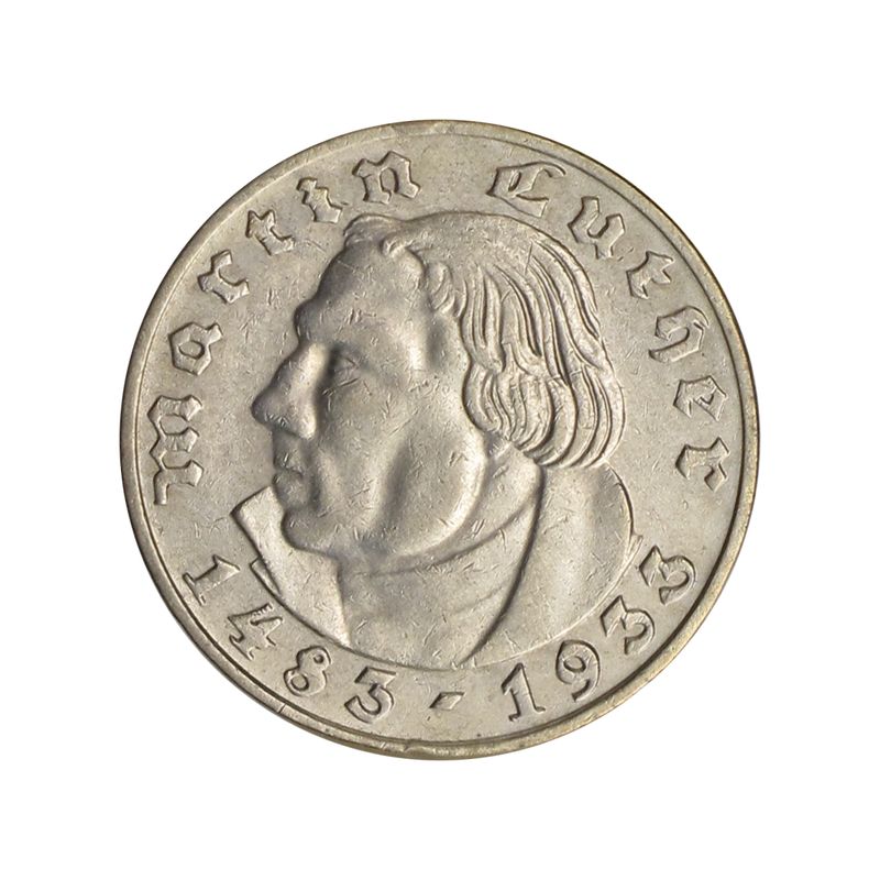 Reich 2 Reichsmark Luther 