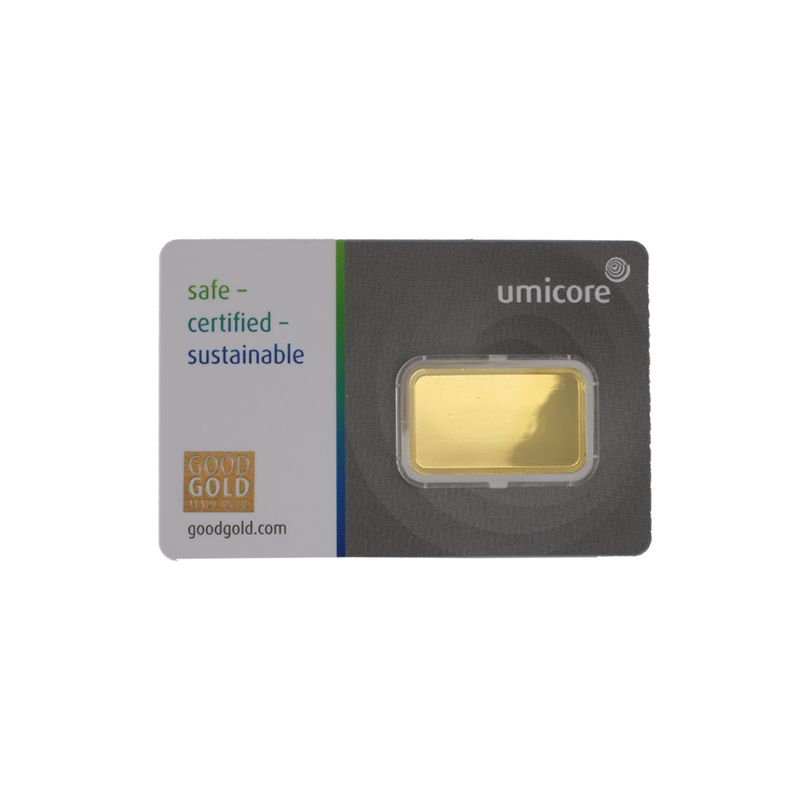 10 Gramm Goldbarren 999,9 Feingold, Zertifikat Hologramm