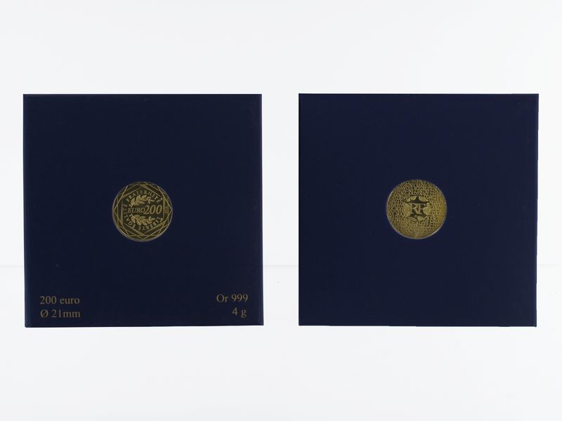 Frankreich 200 Euro Gold, 2012, Regionen Blister