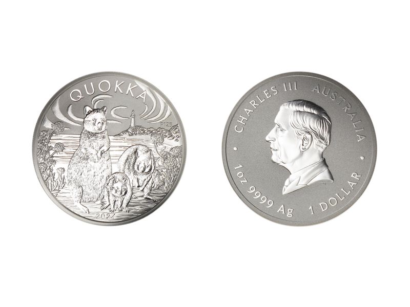 Australien 1$ Quokka 2024, 1 oz  Silber