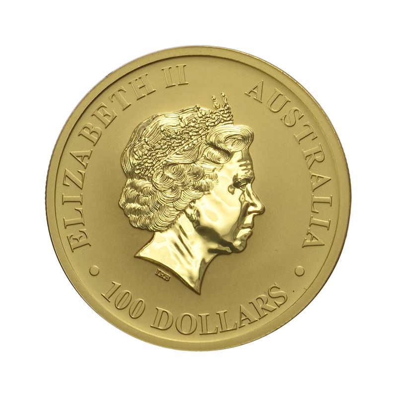 Australien 100 $ Nugget Känguru, 1 Unze  2011