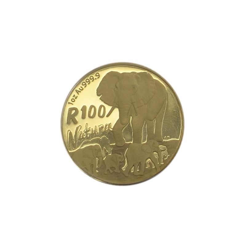 Südafrika Natura 2008 Elephant, 1 Unze Gold, PP