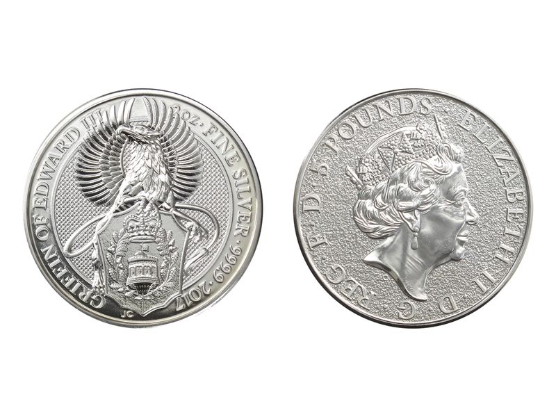 GB 5 Pfd. Queens Beasts Griffin 2017, 2oz