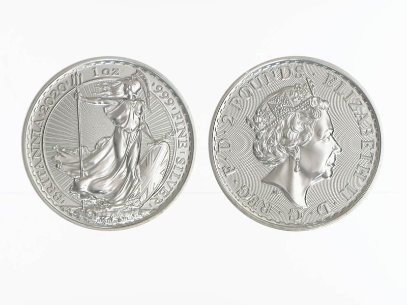 GB 2 Pfd. Silber Britannia 2020, 1 oz