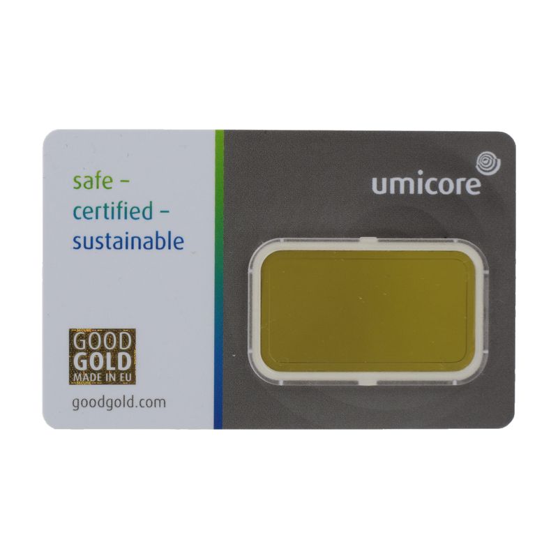 20 Gramm Goldbarren 999,9 Feingold, Zertifikat Hologramm