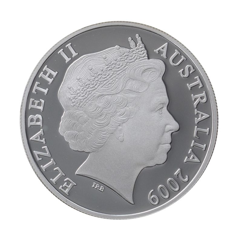 Australien 1$ Känguru 2009, 1 oz  Silber proof (B+C)