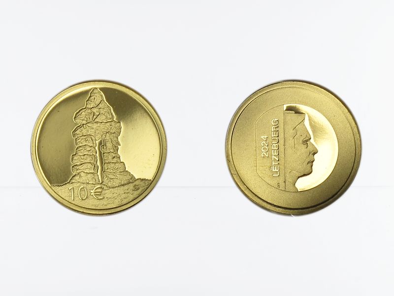 Luxemburg 10 Euro Gold, 2024, Deiwelselter