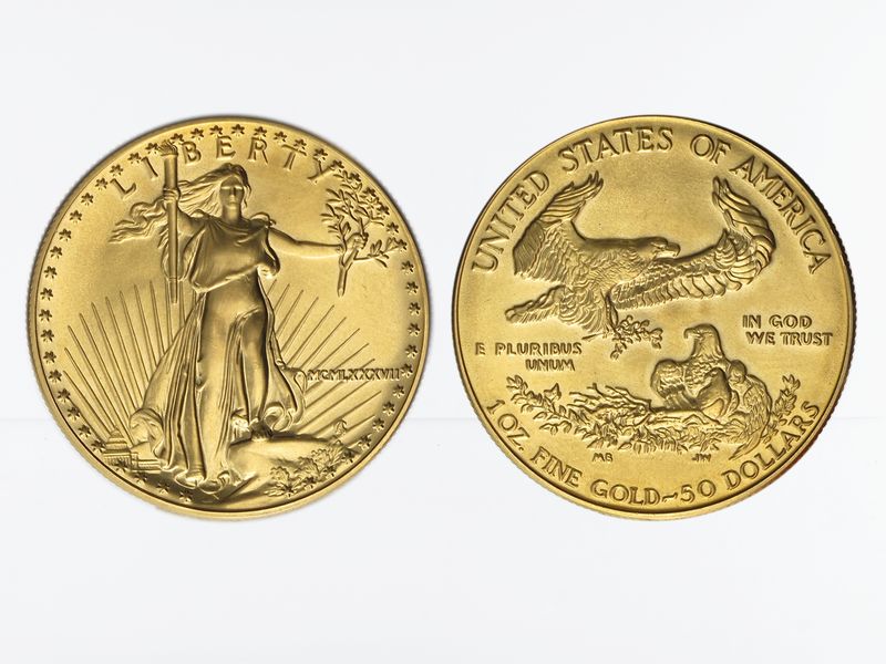 USA 50 Dollar 1 oz Gold Eagle 1986-91