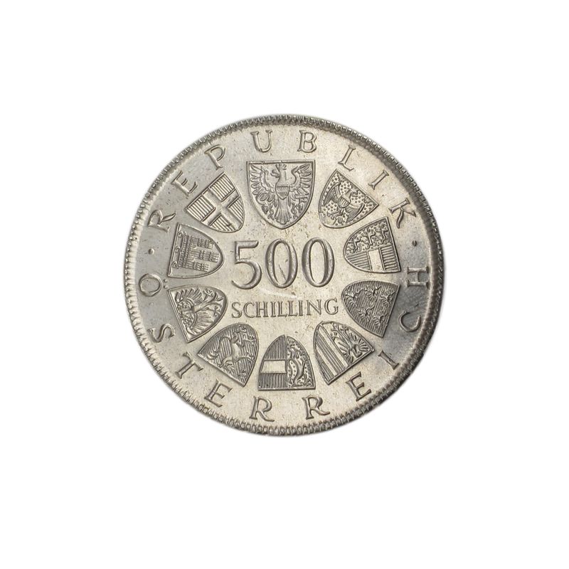 Österreich 500 Schilling 1980-82, verschiedene Jahrgänge   