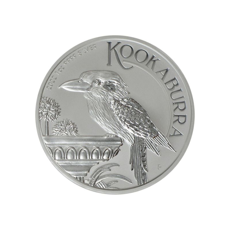 Australien 1$ Kookaburra 2022, 1 oz  Silber