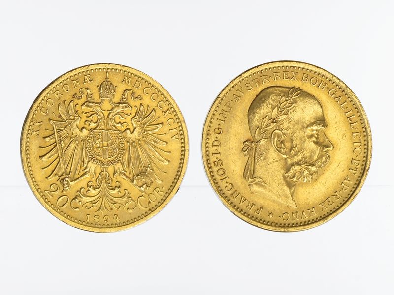 Österreich 20  Kronen/Corona 1894 