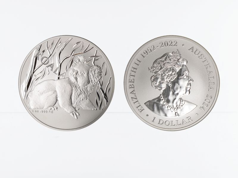 Australien 1$ Koala RAM 2024, 1 Unze  Silber