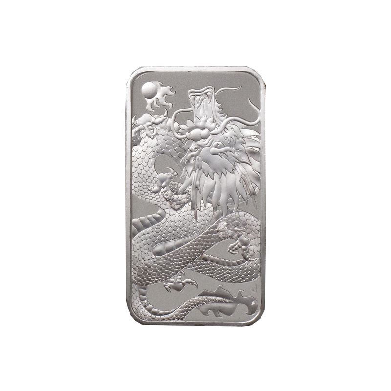 Australien 1$ Dragon Rectangle 2022, 1 oz  Silber