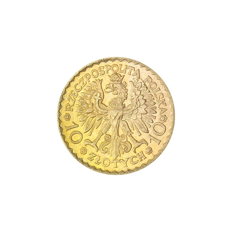 Polen 10 Zlotych Gold, 1925, Boleslaw I.
