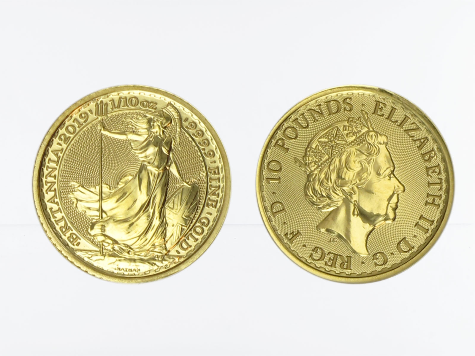 Großbritannien 10 Pfund Britannia, 1/10 Unze Feingold ab 2013