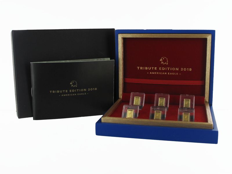 Goldbarren Tribute Coin Bar Edition 2018 (6 x 0,50 Gramm)