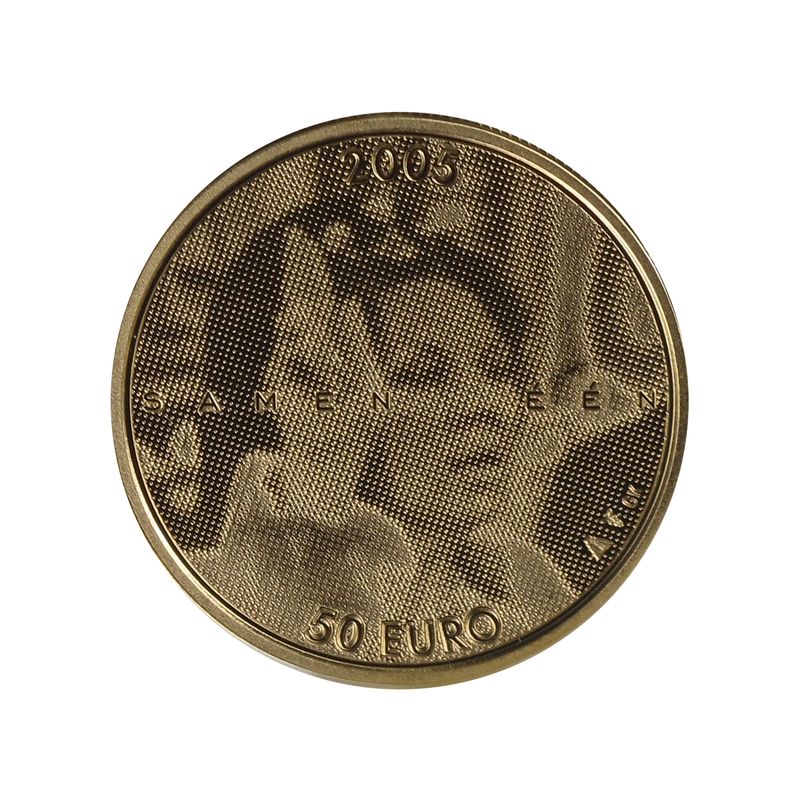 Niederlande 50 Euro Gold, 2005, 25 Jahre Beatrix, 