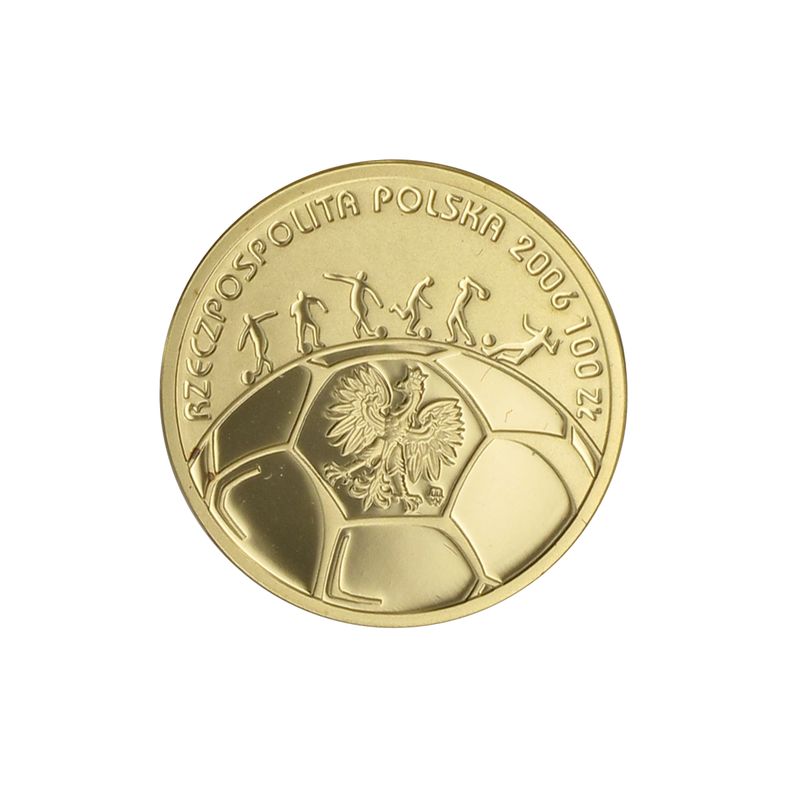 Polen 100 Zlotych Gold, Fussball WM 2006., 2005
