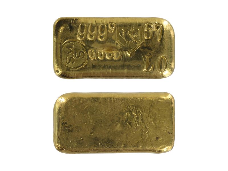 Historischer 100 Gramm Goldbarren, Schöne Edelmetaal NL