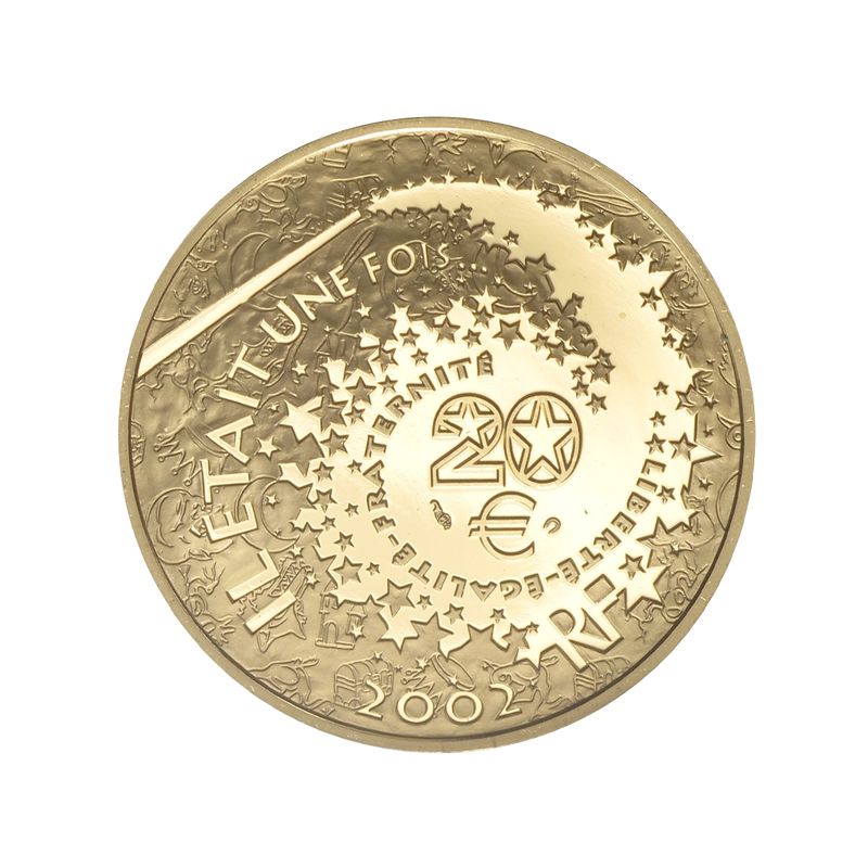 Frankreich 20 Euro Gold, 2002, Cindarella