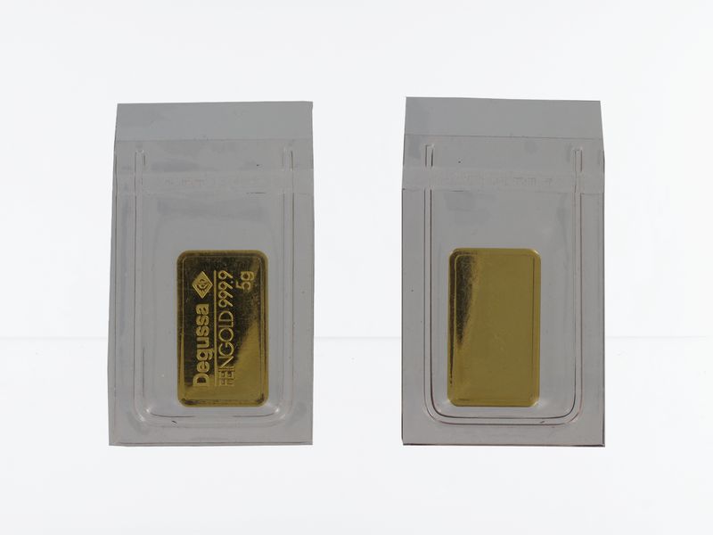 5 Gramm Goldbarren 999,9 Feingold, Folie