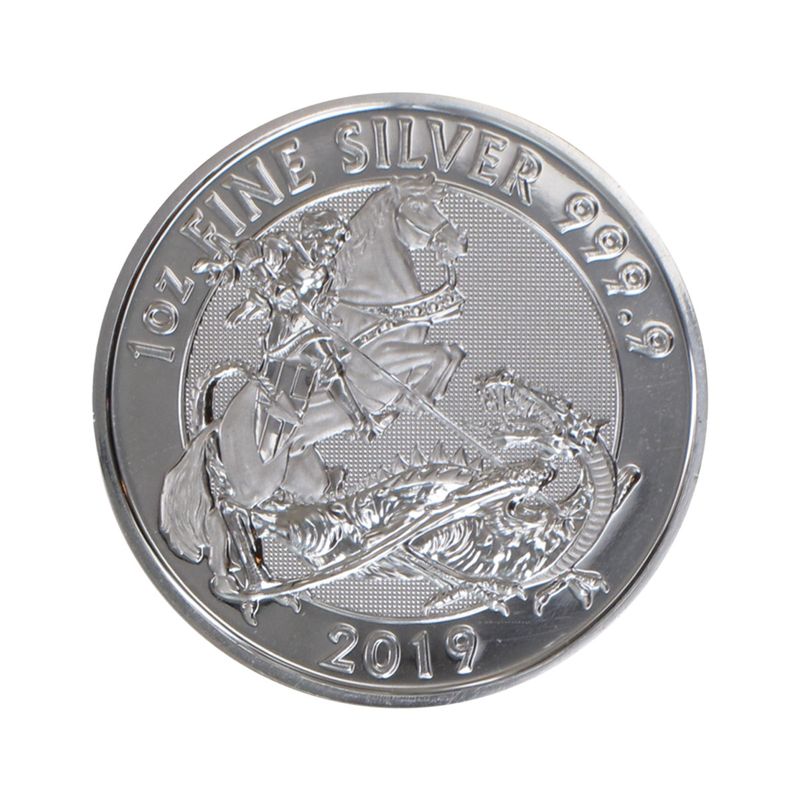 GB 2 Pfd. Silber Valiant St. Georg Drachentöter 2019, 1 oz