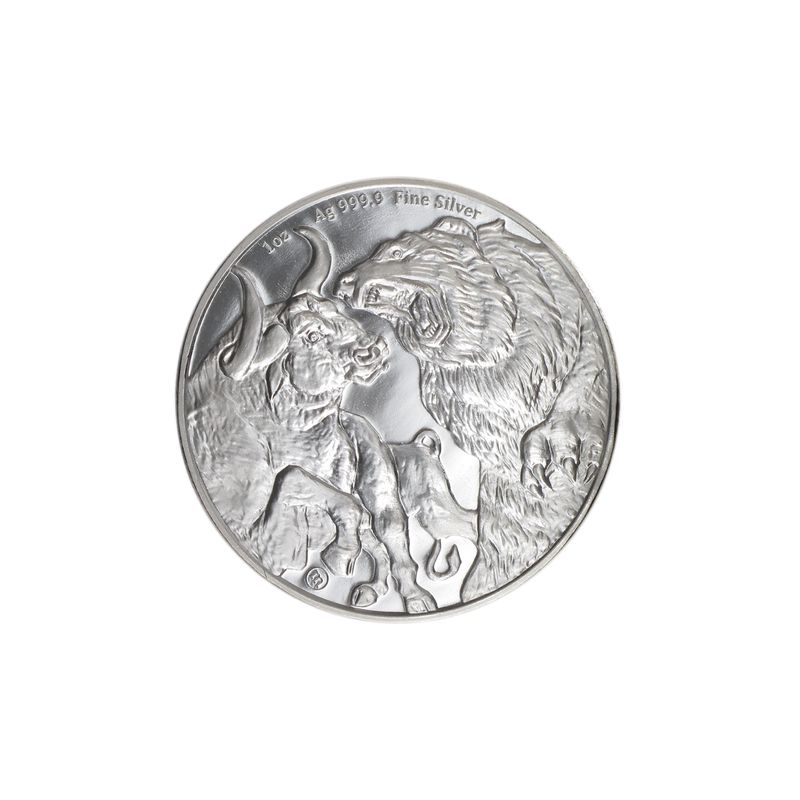 Tokelau 5 Dollar Bull and Bear 2022